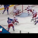 Chris Kreider Snipes Puck Past Antti Raanta From Ridiculous Angle