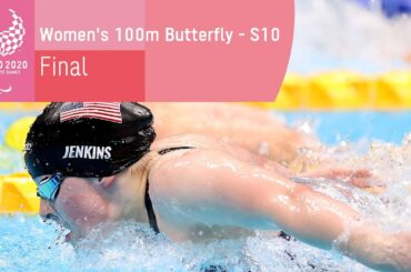 A Grand Finish For Jenkins 🔥 | Women's 100m Butterfly - S10  | Final | Tokyo 2020 Paralympic Games