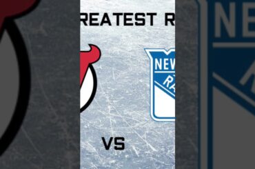 NHLs Greatest Rivals: New Jersey Devils vs New York Rangers #nhl #hockey #rivals #shorts