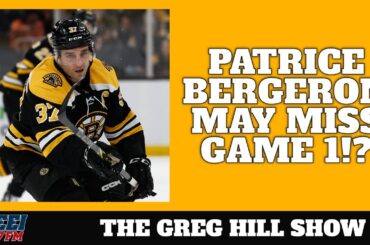 Patrice Bergeron may miss Game 1 vs Florida Panthers!?