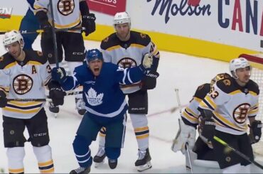 Andreas Johnsson 1st Goal of the Playoffs | Game 3 | Boston Bruins @ Toronto Maple Leafs - 4/15/2019