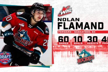 2022 NHL Draft Highlight Reel - Nolan Flamand