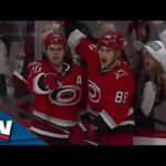 Hurricanes' Sebastian Aho Dials Up One-Timer For First Goal Of 2023 Stanley Cup Playoffs