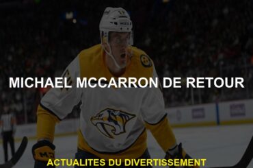 Michael McCarron retour