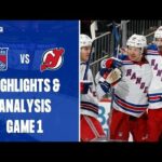 Rangers Roll in Game 1 vs. Devils 5-1 | New York Rangers