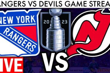 RANGERS VS DEVILS GAME 1 LIVE! (NHL Playoffs / 2023 Stanley Cup Stream Free Play-By-Play/News)