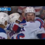 Alexis Lafreniere's First Career Power Play Goal | MSG feed | NYR vs CGY | Feb 18th, 2023