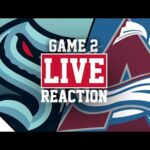 Seattle Kraken at Colorado Avalanche Game 2 LIVE fan reaction and play by play!