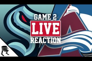 Seattle Kraken at Colorado Avalanche Game 2 LIVE fan reaction and play by play!