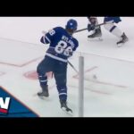 Maple Leafs' William Nylander Wires Shot Past Andrei Vasilevskiy During Delayed Penalty on Lightning