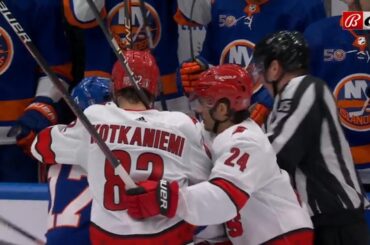 New York Islanders Vs Carolina Hurricanes End Of Game Scrum