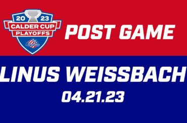 Linus Weissbach Post Game | 04.21.23