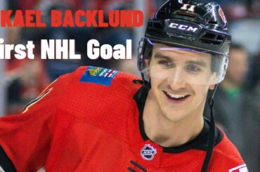 Mikael Backlund #60 (Calgary Flames) first NHL goal Jan 28, 2010 (Classic NHL)
