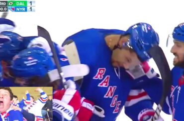 K'Andre Miller tying goal with Live MSG Reaction!