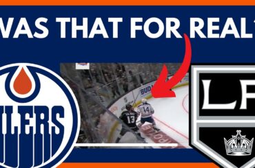 WAS THAT REALLY A GOAL? (Edmonton Oilers vs Los Angeles Kings Game 3 Overtime Ending)