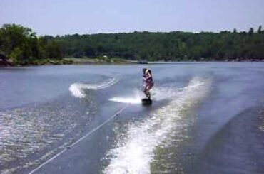 Nolan Allen wakeboarding