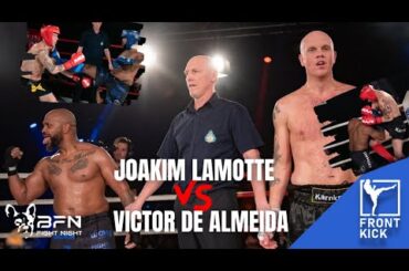 JOAKIM LAMOTTE vs VICTOR DE ALMEIDA *SJUK FIGHT* (Se Hela Matchen) | Bulldog Fight Night 9