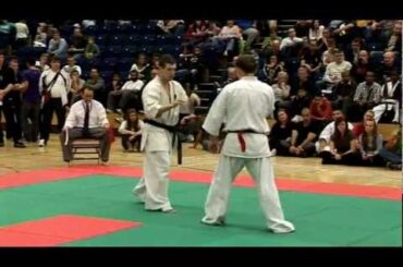 2010 Full Contact Kyokushin Karate 1/8 Final- STRINGER (GB) VS AFANASYEV (RUS)