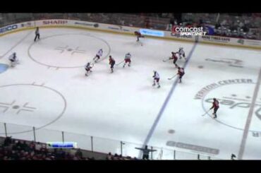 Goal John Carlson (Blue Jackets & Capitals) NHL March 31, 2011