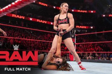 FULL MATCH — Ronda Rousey & Natalya vs. The Riott Squad: Raw, Feb. 25, 2019