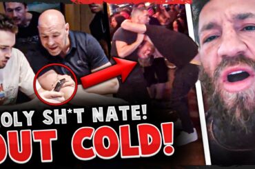 Nate Diaz involved in ALTERCATION (OUT COLD) Dana White *LIVE REACTION* Conor McGregor REACTS!