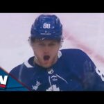 Maple Leafs' William Nylander Fires It Through Traffic To Score Power-Play Goal vs. Lightning