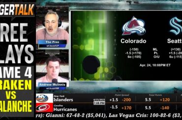 Seattle Kraken vs Colorado Avalanche Game 4 Predictions | NHL Playoffs Betting Advice April 24