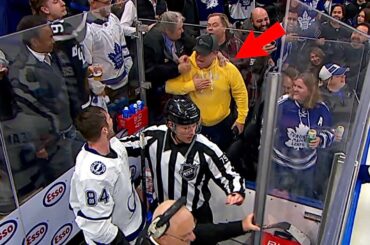 This Leafs fan is an absolute clown