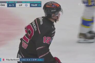 Filip Barklund 1st goal of the playoffs SHL 2020/21 Örebro HK 18år FÖRSTA SHL MÅLET