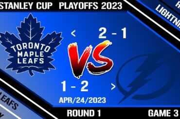 NHL Live Full Game Reactions 1st Round Play Offs Game 4 Toronto Maple Leafs @ Tampa Bay Lightning