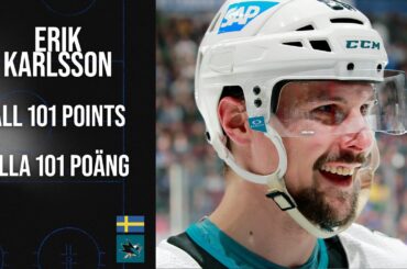 All of Erik Karlsson's 101 points 🇸🇪 Alla 101 poäng från Erik Karlsson den här säsongen