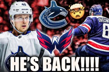 ELIAS PETTERSSON IS BACK! FIRST 2-GOAL GAME SINCE FEBRUARY—Vancouver Canucks VS Washington Capitals