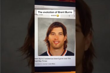 The evolution of Brent Burns 😳😂