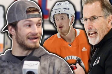 Joel Farabee Talks About John Tortorella