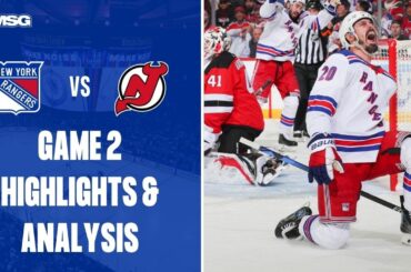 Rangers Take 2-0 Series Lead Back to MSG | New York Rangers