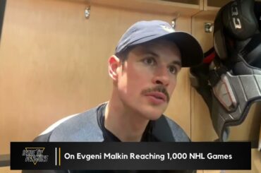 Sidney Crosby on Evgeni Malkin Reaching 1,000 Games