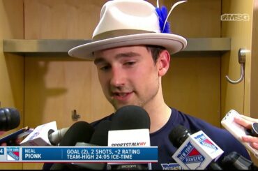 Neal Pionk Goes Over Incredible Game-Winning Goal vs. Habs | New York Rangers | MSG Networks