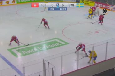 Nils Lundkvist 1st GOAL of the IIHF World Championship 2021 Sweden