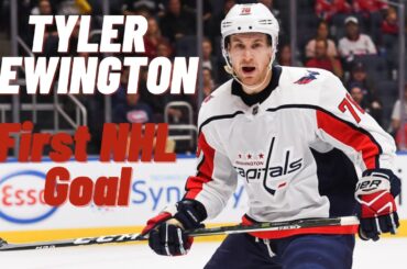 Tyler Lewington #78 (Washington Capitals) first NHL goal Dec 29, 2018