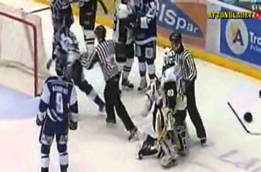 Jean-Luc Grand-Pierre (Leksand) Vs Fredrik Carlsson (AIK)