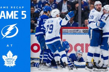 GAME 5: Lightning @ Maple Leafs Recap 4/27/23 | STILL ALIVE!