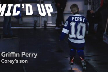 Corey Perry's Son Griffin Mic'd Up Pregame