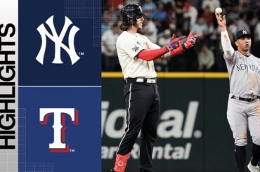 Yankees vs. Rangers Game Highlights (4/28/23) | MLB Highlights