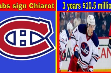 Habs Sign Defenseman Ben Chiarot 3yrs $10 5 Million