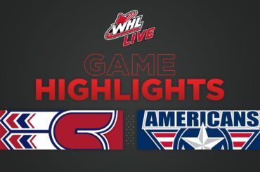 WHL Highlights: Chiefs (6) at Americans (7) OT – December 31, 2022