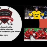 RED WINGS 23-24 MOCK OPENING NIGHT ROSTER, NHL PLAYOFFS UPDATE & LEO CARLSSON DRAFT PROFILE