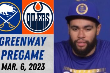 Jordan Greenway Pregame Interview vs Edmonton Oilers (3/6/2023)