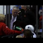 Nazem Kadri slams stick in penalty box, hits NHL official