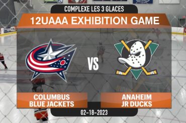 QUEBEC PEWEE AAA EXHIBITION | 2010AAA Anaheim Jr Ducks vs Columbus Blue Jackets  (02-18-2023)