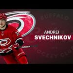 Andrei Svechnikov gets season ending injury vs Vegas (12 mar 2023)